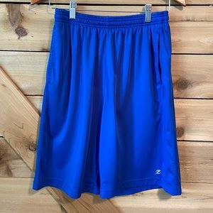 Energy Zone Royal Blue Athletic Shorts with Pockets